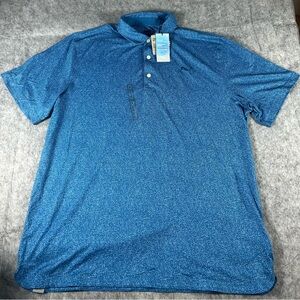 Puma CloudSpun Primary Polo Golf Shirt Men’s Sz XL Lake Blue